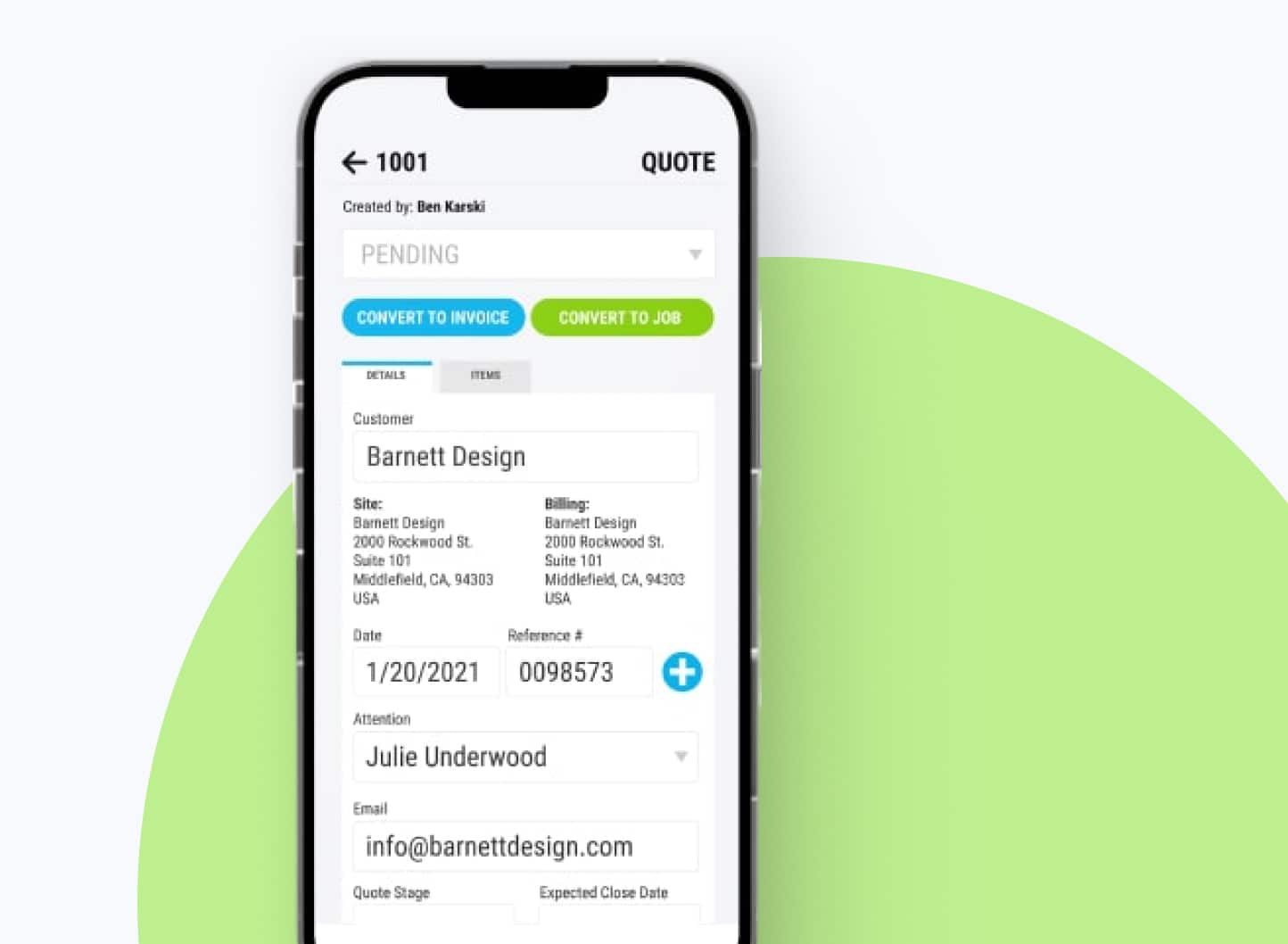 Service Estimates