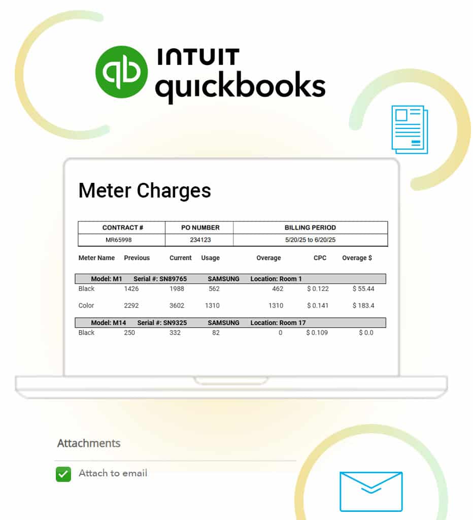 Software for calculating the billing for meter contracts