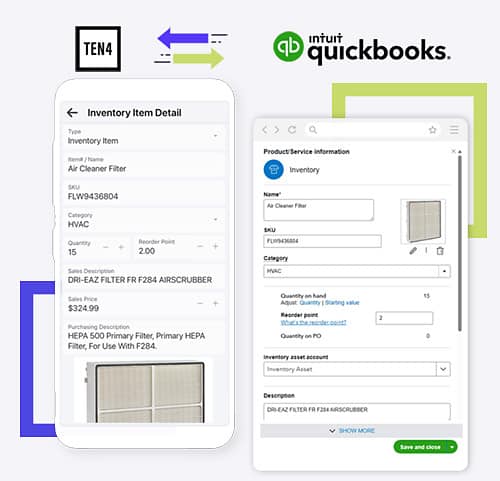 Seamless QuickBooks Online Inventory Integration